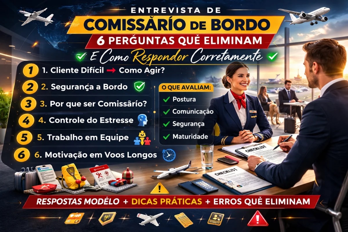 Entrevista Comissário de bordo