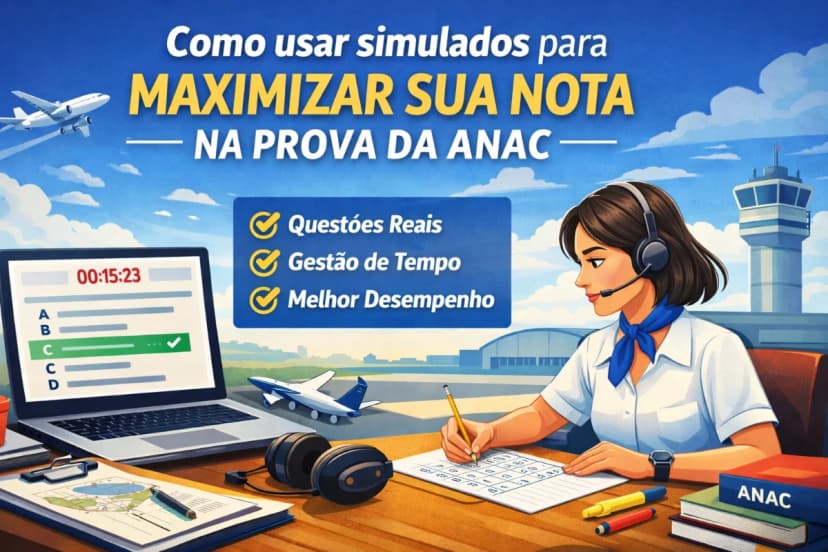 Como usar simulados para maximizar sua nota na prova da ANAC