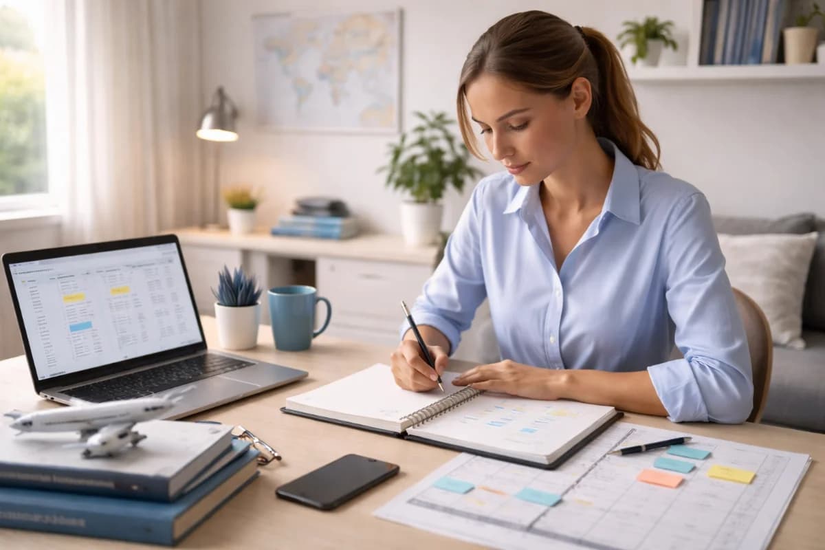 Como organizar os estudos para o processo seletivo de aeromoça?