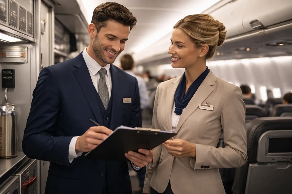 Como é a carreira de comissário de voo e quais as chances de crescimento?