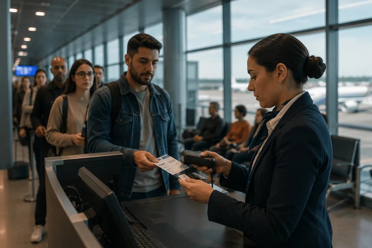 Como funciona a rotina real de um agente de aeroporto no embarque?