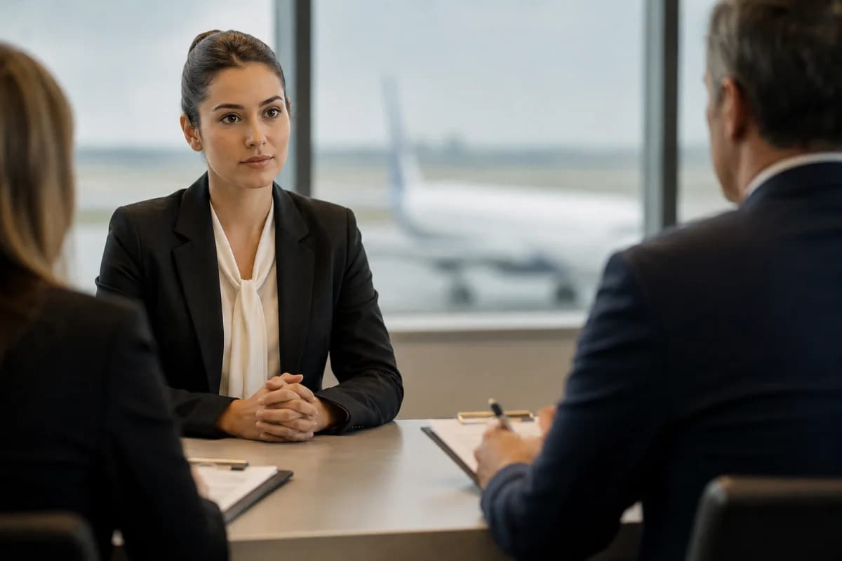 Quais comportamentos eliminam candidatos na entrevista de companhia aérea?