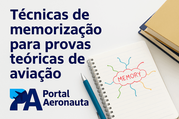 Técnicas de memorização para provas teóricas de aviação